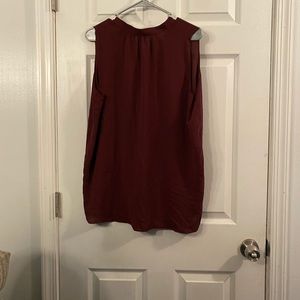 Burgundy blouse